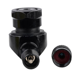 BIKE IT Aluminium 90deg. Tubeless Valve 11.3mm (Black - 1 Piece) click to zoom image