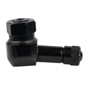 BIKE IT Aluminium 90deg. Tubeless Valve 8.3mm (Black - 1 Piece) 