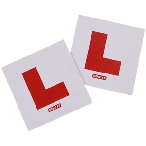 BIKE IT Pack L-Plates Kit (Front and Rear) with Fitting Kit click to zoom image