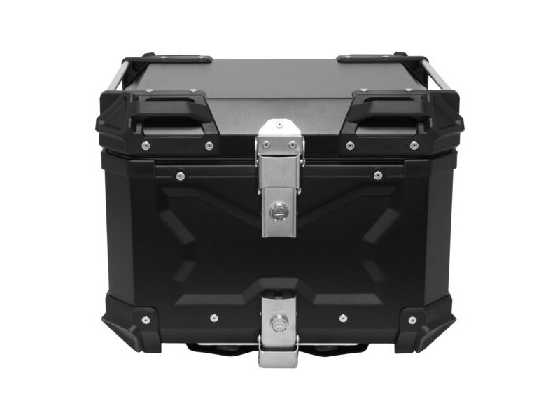 BIKE IT 45 Litre Rigid Aluminium Luggage Top Box click to zoom image