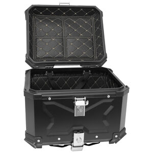 BIKE IT 45 Litre Rigid Aluminium Luggage Top Box click to zoom image