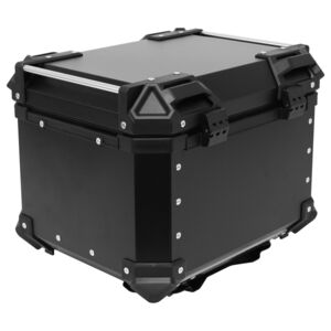 BIKE IT 45 Litre Rigid Aluminium Luggage Top Box click to zoom image