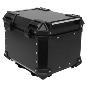 BIKE IT 45 Litre Rigid Aluminium Luggage Top Box click to zoom image