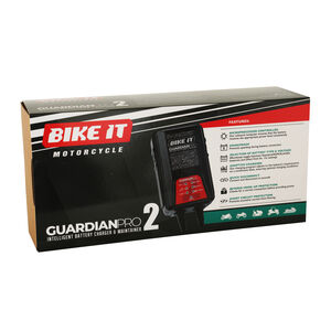 BIKE IT Guardian Pro 2 Intelligent Battery Charger and Maintainer 6/12V 1.25A click to zoom image