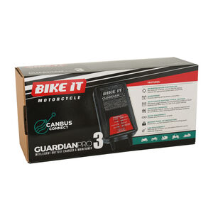 BIKE IT Guardian Pro 3 Intelligent Battery Charger and Maintainer 12/14.4V 3.8A click to zoom image