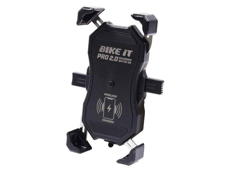 BIKE IT Pro2 Wireless Phone Charger Cradle with USB click to zoom image