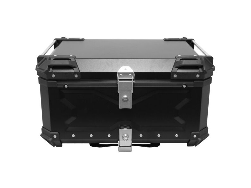 BIKE IT 65 Litre Rigid Aluminium Luggage Top Box click to zoom image