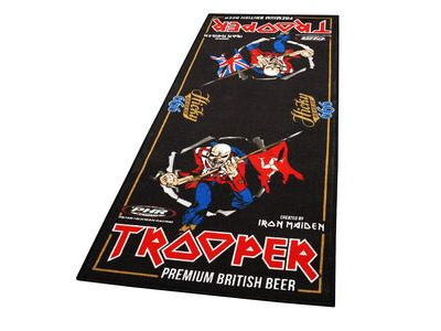 BIKE IT LTD Edition Iron Maiden Trooper Motorcycle Garage Mat 190 x 80 cm