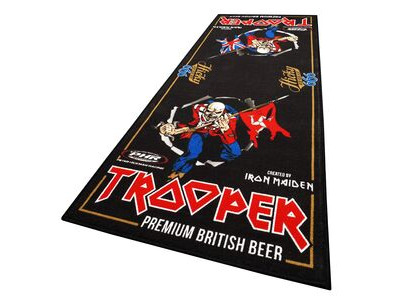 BIKE IT LTD Edition Iron Maiden Trooper Motorcycle XL Garage Mat 240 x 100 cm