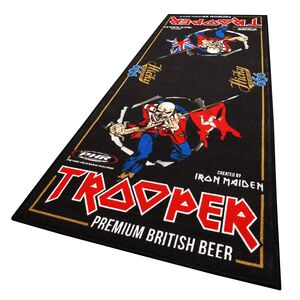 BIKE IT LTD Edition Iron Maiden Trooper Motorcycle XL Garage Mat 240 x 100 cm 