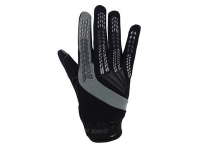 BIKE IT 'Vapor-S' Summer Motorcycle Glove (Black/Grey)