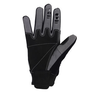 BIKE IT 'Vapor-S' Summer Motorcycle Glove (Black/Grey) click to zoom image