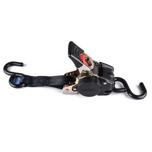 BIKE IT Auto Retractable Ratchet Tiedowns 25mm x 1.8M 2pcs click to zoom image