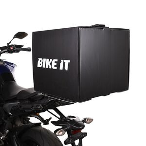 BIKE IT Motorcycle Courier Multi-Functional Delivery Box (43x43x38cm 70lt) click to zoom image