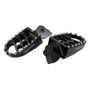 BIKETEK MX Forged Wide Platform Footpegs Yamaha Black #77BLK 