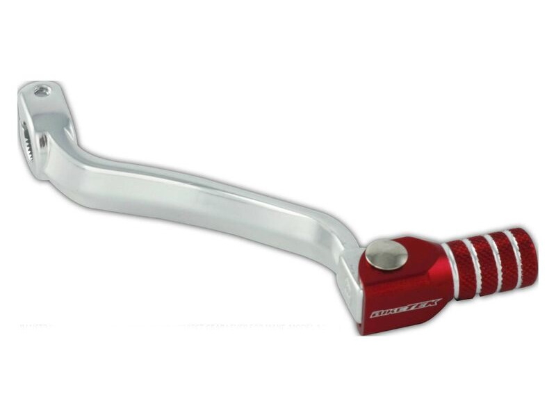 BIKETEK MX Alloy Gear Lever With Red Tip #H02 click to zoom image