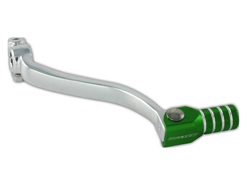 BIKETEK MX Alloy Gear Lever With Green Tip #K03 click to zoom image