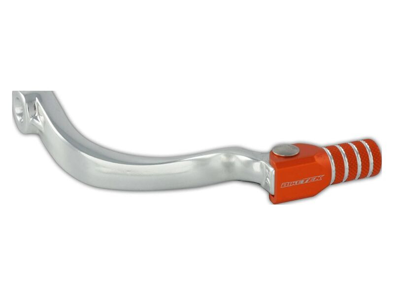 BIKETEK MX Alloy Gear Lever With Orange Tip #M02 click to zoom image