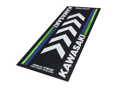 BIKETEK Garage Mat Series 4 Kawasaki 190 x 80 cm