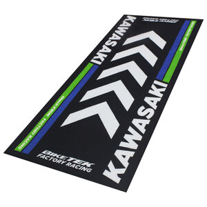 BIKETEK Garage Mat Series 4 Kawasaki 190 x 80 cm 