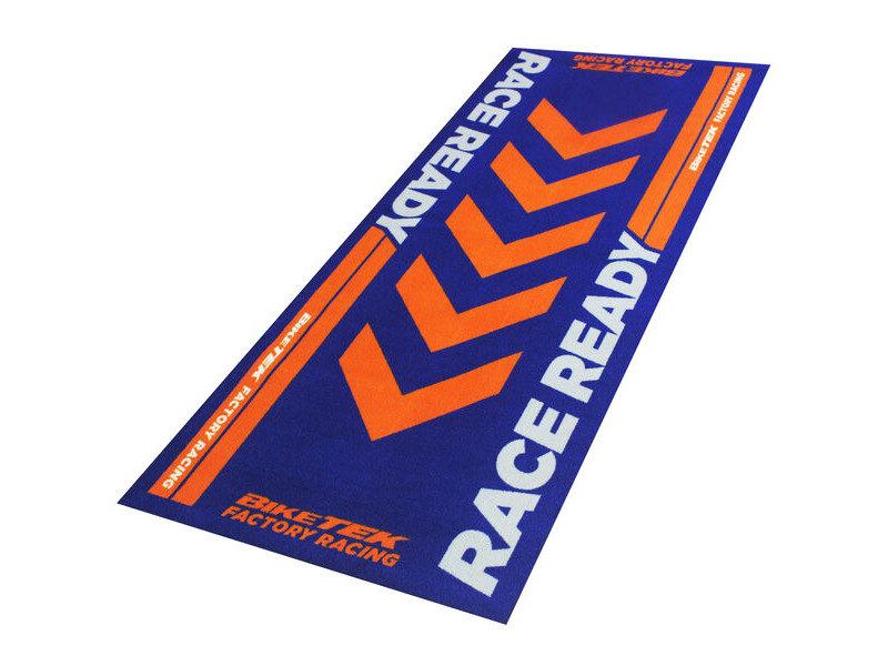 BIKETEK Garage Mat Series 4 Orange 190 x 80 cm click to zoom image