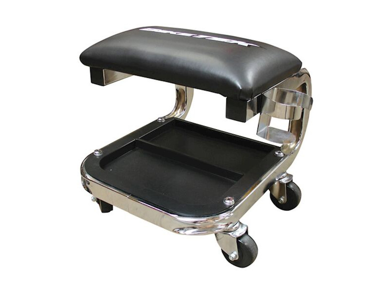 BIKETEK Jumbo Creeper Seat Chrome click to zoom image