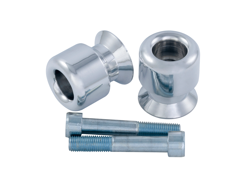 BIKETEK 10mm 1.25 Pitch Aluminium Swing-Arm Sliders Kawasaki Type With Spacers click to zoom image