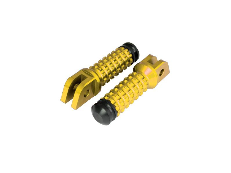 BIKETEK Ally Footpegs With Slider (Pair) Honda Front Gold HD11F click to zoom image