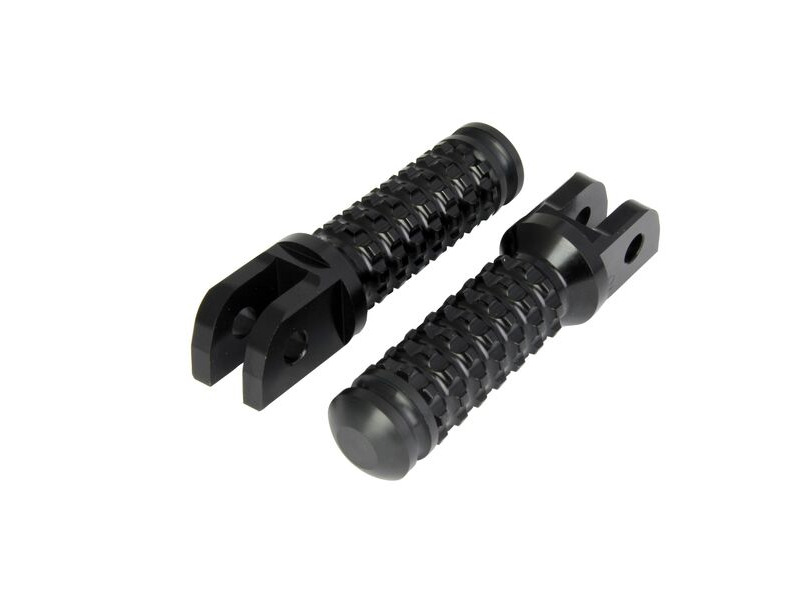 BIKETEK Ally Footpegs With Slider (Pair) Suzuki Front Black SU11F click to zoom image