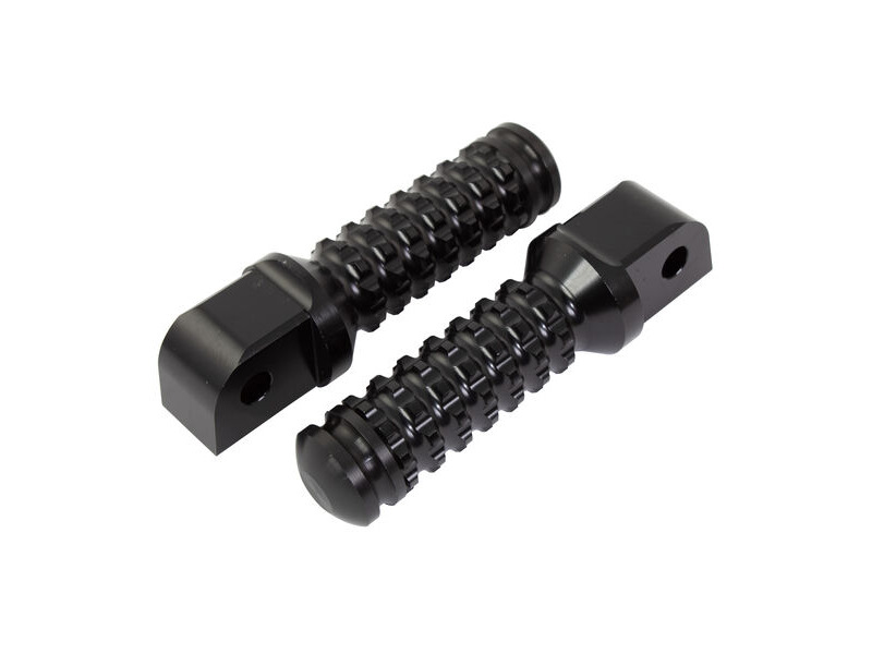 BIKETEK Ally Footpegs With Slider (Pair) Yamaha Rear Black YA12R click to zoom image