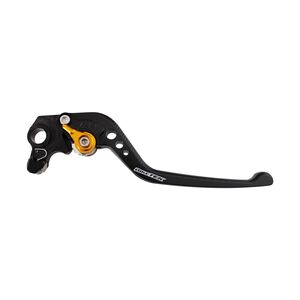 BIKETEK Adjustable CNC Lever Long Brake - Black / Gold Adjuster - #B90 