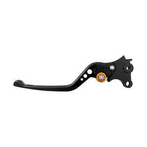 BIKETEK Adjustable CNC Lever Long Brake - Black / Gold Adjuster - #B98 click to zoom image