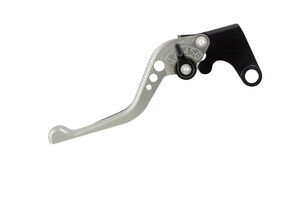 BIKETEK Adjustable CNC Clutch Lever Short - Titanium / Black Adjuster - #C05S 