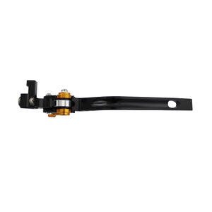 BIKETEK Adjustable CNC Lever Long Clutch - Black / Gold Adjuster - #C111 click to zoom image