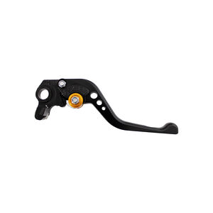 BIKETEK Adjustable CNC Lever Short Clutch - Black / Gold Adjuster - #C111S click to zoom image