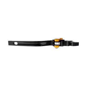 BIKETEK Adjustable CNC Lever Long Clutch - Black / Gold Adjuster - #C113 click to zoom image