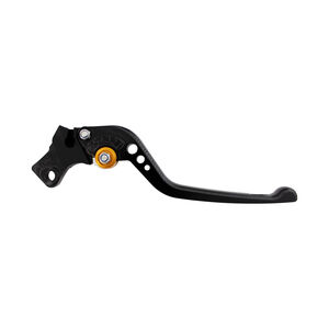 BIKETEK Adjustable CNC Lever Long Clutch - Black / Gold Adjuster - #C115 click to zoom image