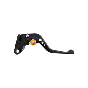 BIKETEK Adjustable CNC Lever Short Clutch - Black / Gold Adjuster - #C119S click to zoom image