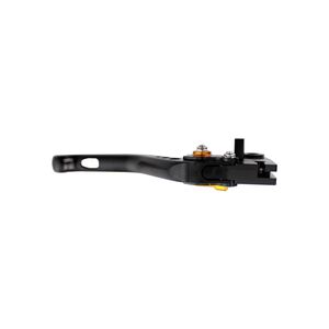 BIKETEK Adjustable CNC Lever Short Clutch - Black / Gold Adjuster - #C121S click to zoom image