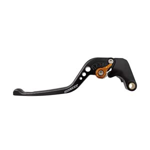 BIKETEK Adjustable CNC Lever Long Clutch - Black / Gold Adjuster - #C123 