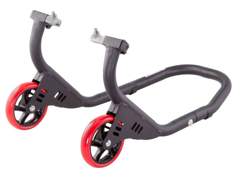 BIKETEK Premium Front Track Paddock Stand - Matt Black click to zoom image