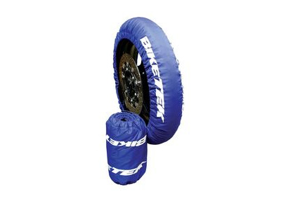 BIKETEK Tyre Warmers - 250cc Supermoto sized - 160/120 (UK 3 Pin Plug)