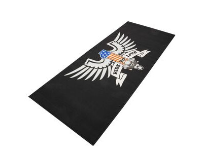 BIKETEK Custom Garage Mat - 'Ride to Live' (250x100cm)