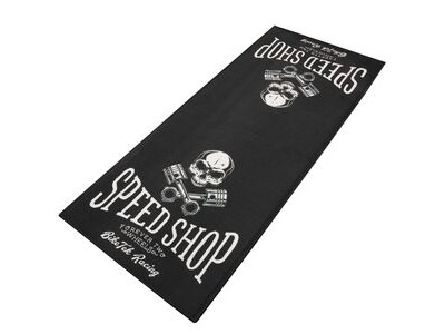 BIKETEK 'Series 7' Garage Mat - 'Speed Shop' (190x80cm)