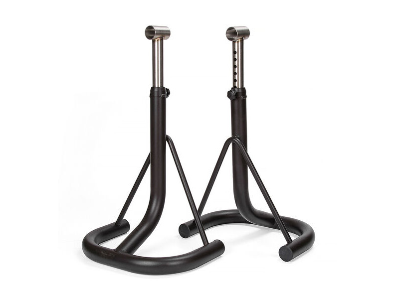 BIKETEK Footpeg Support Stands - Black click to zoom image