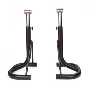 BIKETEK Footpeg Support Stands - Black click to zoom image