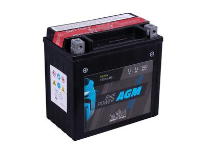 INTACT YTX14-BS Maintenance Free AGM Bike-Power Battery