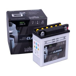 INTACT CB5L-B Classic Bike-Power Battery With Acid Pack click to zoom image