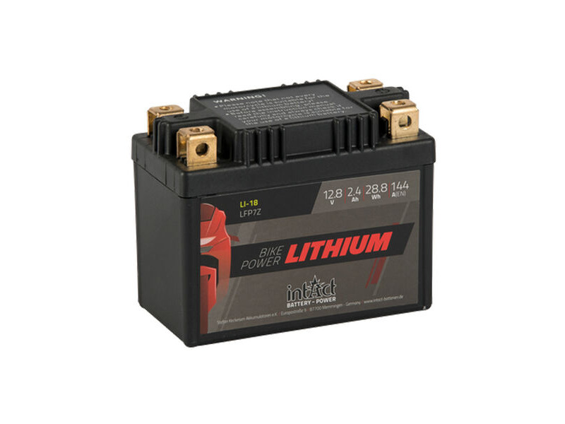 INTACT Bike-Power Lithium LiFePO4 Battery LFP7Z [12.8V 2.4Ah 28.8Wh] click to zoom image