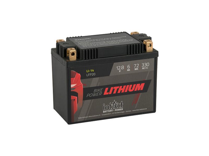 INTACT Bike-Power Lithium LiFePO4 Battery LFP20 [12.8V 6.0Ah 72Wh] click to zoom image